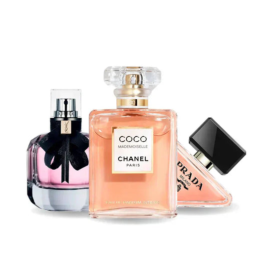 Kit de 3 perfumes Prada PARADOXE, COCO MADEMOISELLE y MON PARIS 100ml