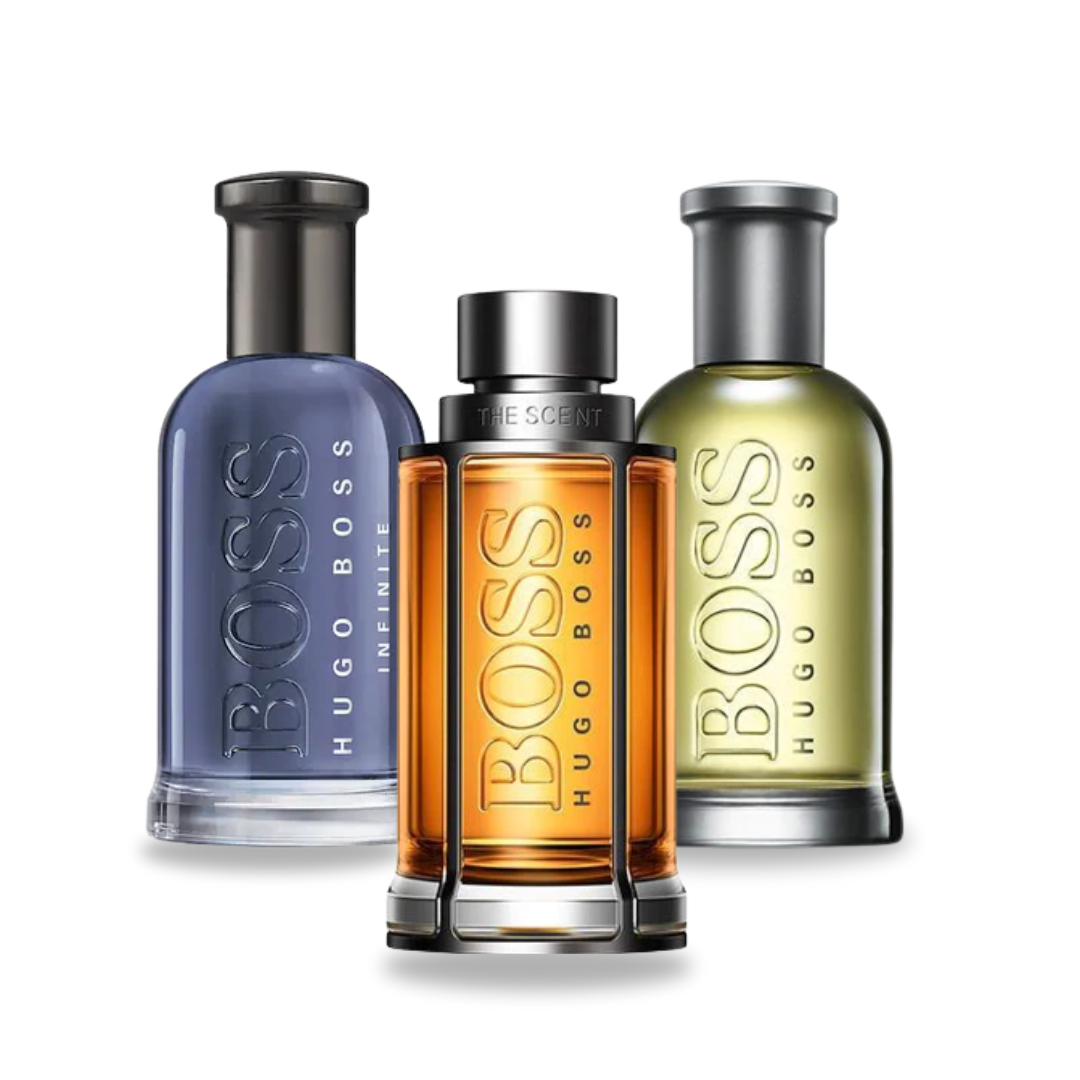 Kit de 3 perfumes BOSS BOTTLED, BOSS THE SCENT y BOSS BOTTLED INFINITE 100 ml